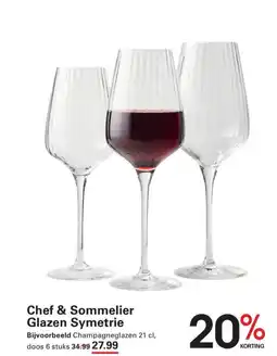 Sligro Chef & Sommelier Glazen Symetrie aanbieding