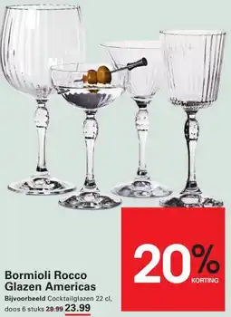 Sligro Bormioli Rocco Glazen Americas aanbieding