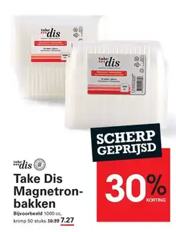 Sligro Take Dis Magnetron- bakken aanbieding