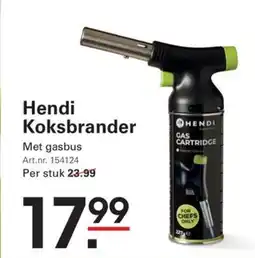 Sligro Hendi Koksbrander aanbieding