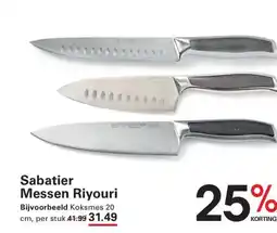 Sligro Sabatier Messen Riyouri aanbieding