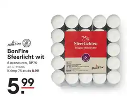 Sligro BonFire Sfeerlicht wit aanbieding
