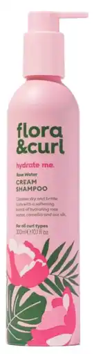 De Online Drogist Flora & Curl Rose Water Cream Shampoo aanbieding