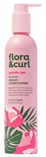 De Online Drogist Flora & Curl Rose Water Cream Conditioner aanbieding