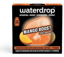 De Online Drogist Waterdrop Mango Boost Hydration Cubes aanbieding