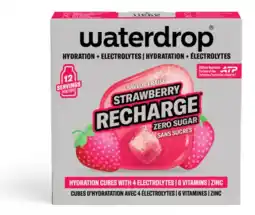 De Online Drogist Waterdrop Strawberry Recharge Hydratation Cubes aanbieding