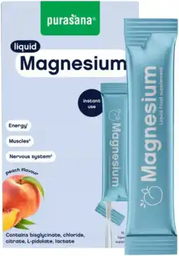 De Online Drogist Purasana Magnesium Liquid Gel Stick aanbieding