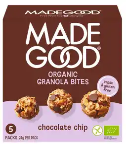 De Online Drogist Made Good Organic Granola Bites Chocolate Chip aanbieding