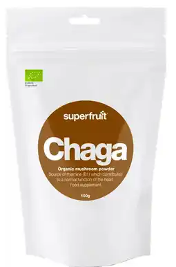 De Online Drogist Superfruit Chaga Paddenstoelen Poeder aanbieding