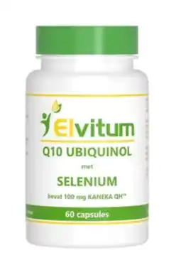 De Online Drogist Elvitum Q10 Ubiquinol Met Selenium Capsules aanbieding