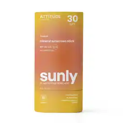 De Online Drogist Attitude Sunly SPF30 Tropical Sunscreen Stick aanbieding