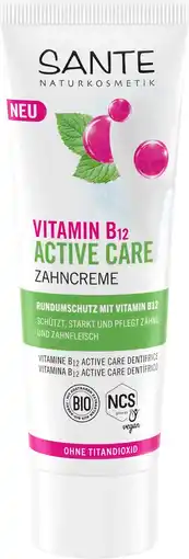 De Online Drogist Sante Naturkosmetik Vitamine B12 Active Care Tandpasta aanbieding