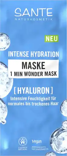 De Online Drogist Sante Naturkosmetik Intense Hydration Haarmasker aanbieding