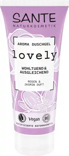 De Online Drogist Sante Naturkosmetik Lovely Rozen & Jasmijn Douchegel aanbieding