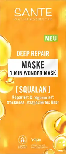 De Online Drogist Sante Naturkosmetik Deep Repair Haarmasker aanbieding