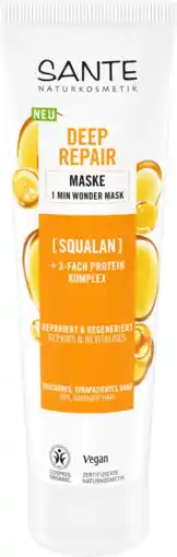 De Online Drogist Sante Naturkosmetik Deep Repair Haarmasker aanbieding