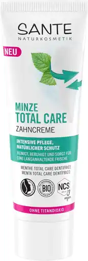 De Online Drogist Sante Naturkosmetik Mint Total Care Tandpasta aanbieding
