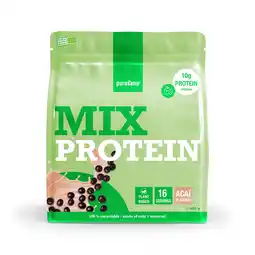 De Online Drogist Purasana Mix Protein Powder Acaï 400GR aanbieding