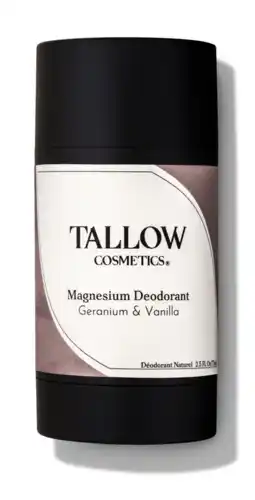 De Online Drogist Tallow Cosmetics Magnesium Deodorant Geranium & Vanilla 75ML aanbieding