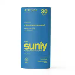 De Online Drogist Attitude Kids Sunly SPF30 Sunscreen Stick 60GR aanbieding