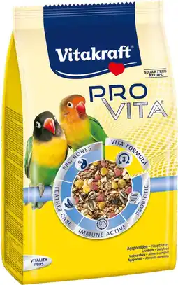 Intratuin Vitakraft vogelvoer Pro Vita agapornide 750 g aanbieding