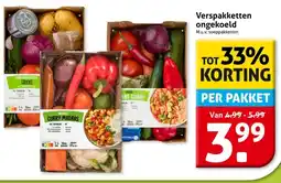 Hoogvliet Verspakketten ongekoeld aanbieding