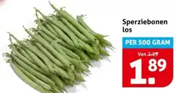 Hoogvliet Sperziebonen los aanbieding