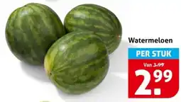 Hoogvliet Watermeloen aanbieding