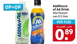 Hoogvliet AddMoore of AA Drink aanbieding
