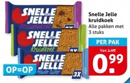 Hoogvliet Snelle Jelle kruidkoek aanbieding