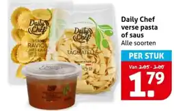 Hoogvliet Daily Chef verse pasta of saus aanbieding