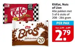 Hoogvliet KitKat, Nuts of Lion aanbieding