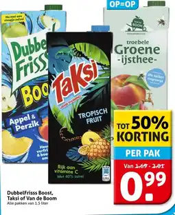 Hoogvliet DubbelFrisss Boost, Taksi of Van de Boom aanbieding