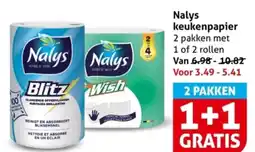 Hoogvliet Nalys keukenpapier aanbieding