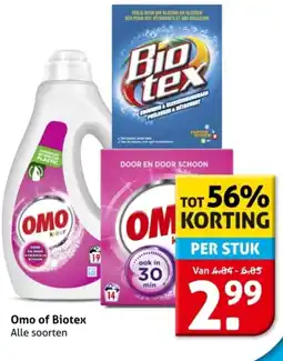 Hoogvliet Omo of Biotex aanbieding