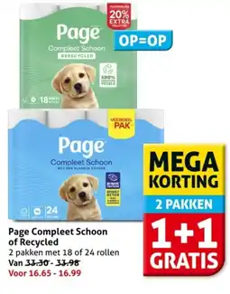 Hoogvliet Page Compleet Schoon of Recycled aanbieding