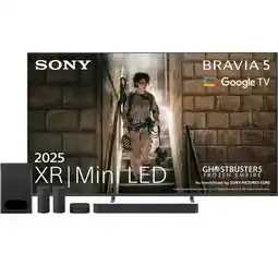 MediaMarkt Sony 65xr55b Bravia 5 4k Xr Mini Led 65 (2025) + Sony Theatre System 6 Home Cinema Set Tv Bundle aanbieding