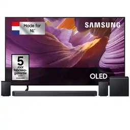 MediaMarkt Samsung S85f Oled 4k Tv 65 (2025) + Samsung Q-series Hw-q930f/xn Soundbar Bundle aanbieding