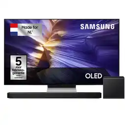 MediaMarkt Samsung S90f Oled 4k Tv 55 (2025) + Samsung Q-series Hw-q800f/xn Soundbar Bundle aanbieding