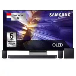 MediaMarkt Samsung S90f Oled 4k Tv 77 (2025) + Samsung Q-series Hw-q990f/xn Soundbar Bundle aanbieding