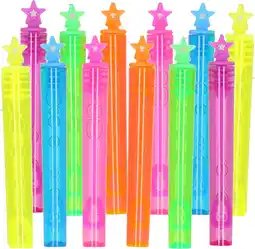 Bol.com Bellenblaas - 3x stuks - neon kleuren - 4 ml - uitdeel cadeau/kinderfeestje - bruiloft aanbieding