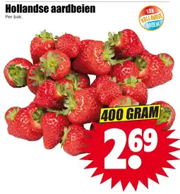 Dirk Hollandse aardbeien aanbieding
