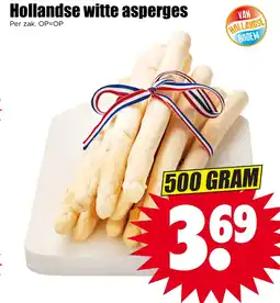 Dirk Hollandse witte asperges aanbieding