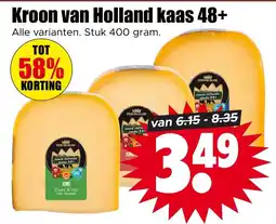 Dirk Kroon van Holland kaas 48+ aanbieding