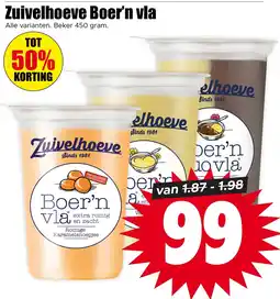 Dirk Zuivelhoeve Boer'n vla aanbieding
