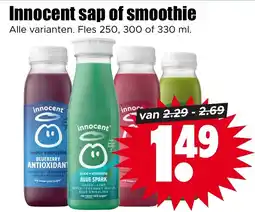 Dirk Innocent sap of smoothie aanbieding