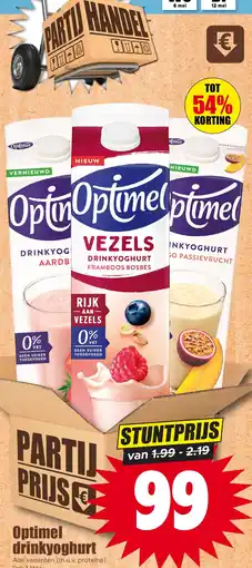 Dirk Optimel drinkyoghurt aanbieding