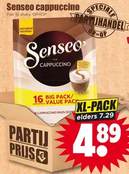 Dirk Senseo cappuccino aanbieding