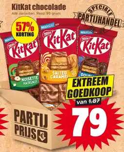 Dirk KitKat chocolade aanbieding