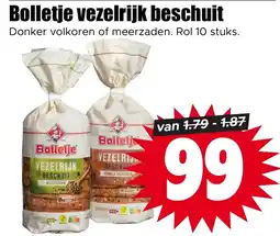 Dirk Bolletje vezelrijk beschuit aanbieding